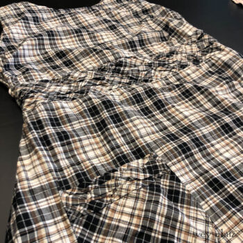 Bramley Overlay in Black and White Picture Book Plaid