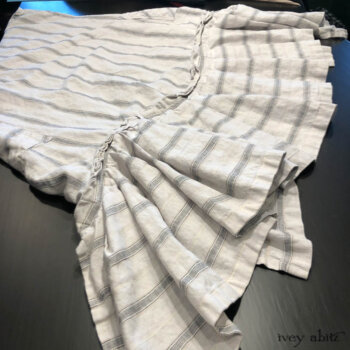 Fairholme Frock in Black and White Picture Book Stripe