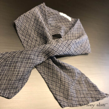 Clotaire Sash in Fresh Water Argyle Netting