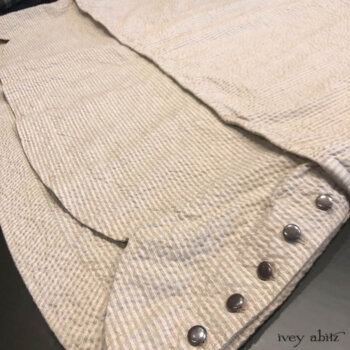 Harrison Frock in Picture Book Puckered Stripe Cotton