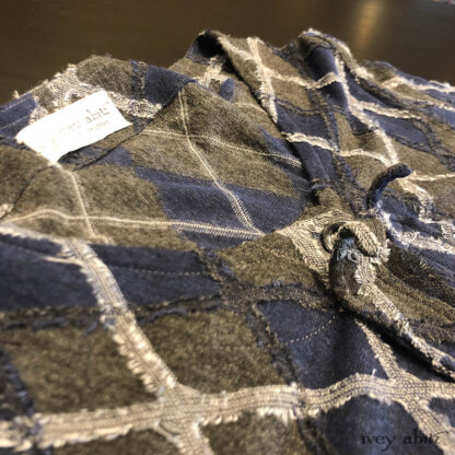 Chevallier Cardigan in Fresh Water Rustic Argyle Knit