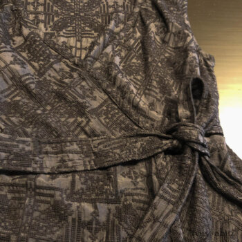 Chomley Frock in Black Embroidered Voile