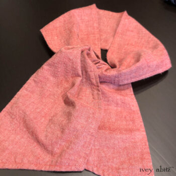 Clotaire Sash in Rosy Washed Cotton