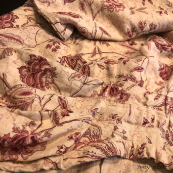 Scattergood Frock in Rosy Washed Floral Linen