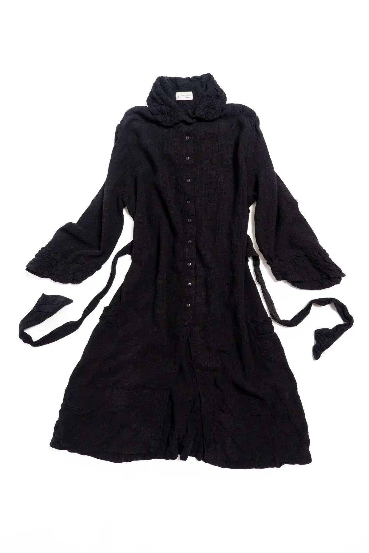 Nan Duster Coat in Quarter Note Washed Check Weave