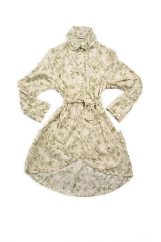 Truitt Shirt Jacket in Garden Floral Washed Weave by Ivey Abitz