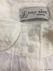 Bespoke garments - truitt shirt in dove striped voile from ivey abitz