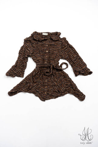 Tula Shirt in Oak Clever Stripe Knit