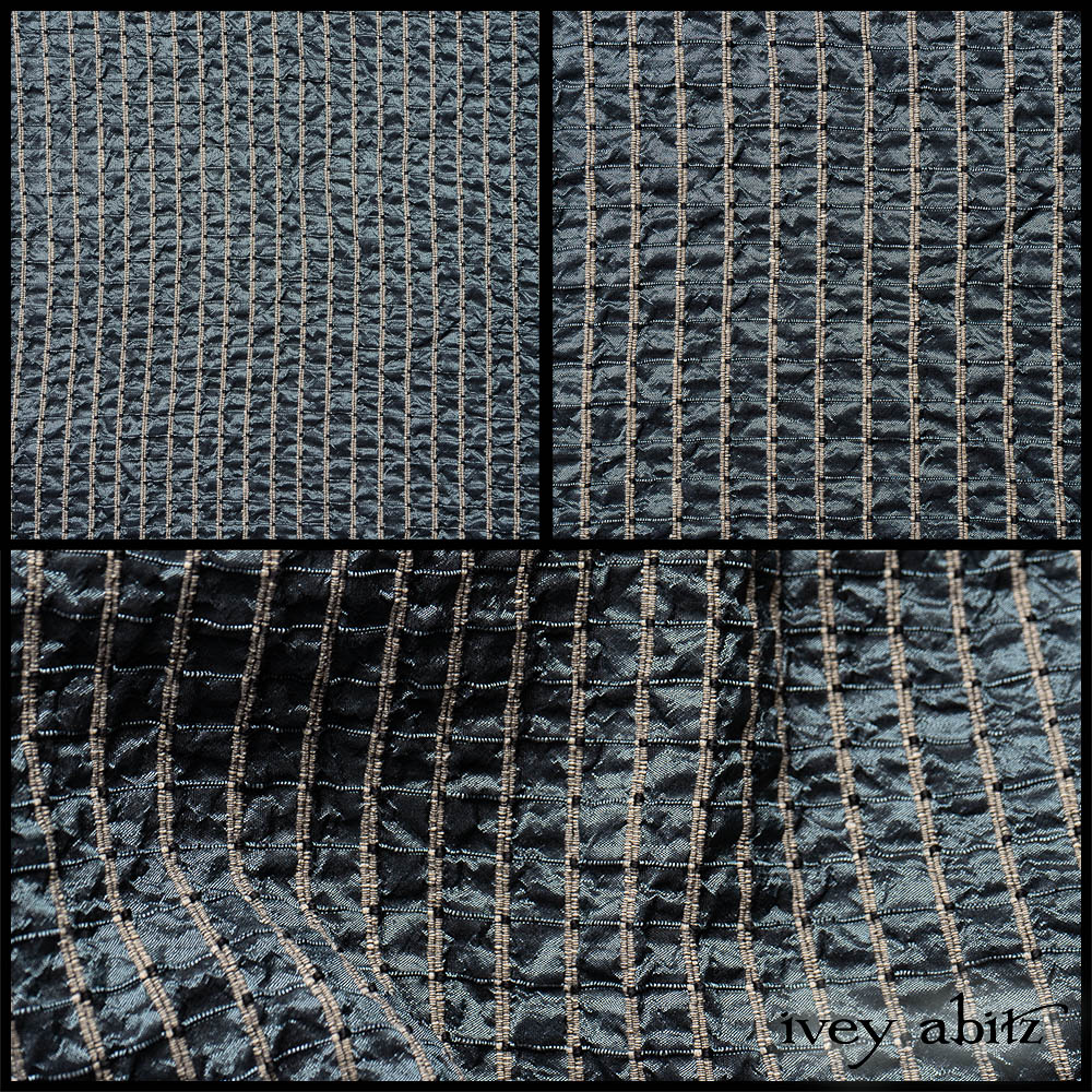 Description: Thank you for loving our embroidered stripe washed silks. They are quite something, are they not? We hope you will love the new Hudson Valley skies represented so well in this textured blue silk. We look to the skies for inspiration in this weave, and we hope you feel that inspired and lofty whilst wearing it. Content: 100 percent silk. Woven in India. Four season weave. Care: Simply hand wash or put through machine delicate cycle in cold water with a plant based detergent. We suggest using a natural fabric softener to maintain the softness we have washed into it. Tumble dry on extra-low heat for just a few minutes with our artisan wool dryer balls to keep the relaxed effect that is featured in the Look Book.