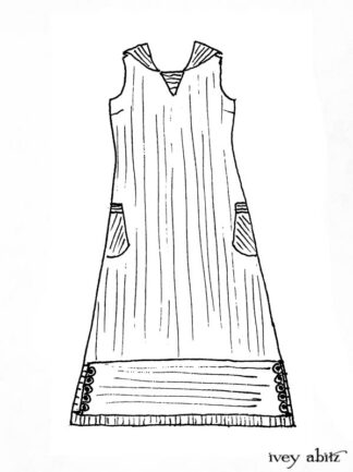 Viv Frock Drawing by Ivey Abitz