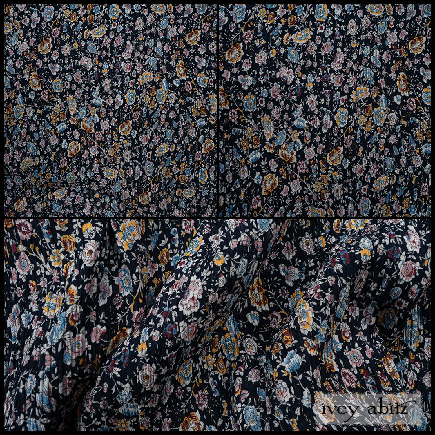 Voyage Floral Crinkled Chiffon