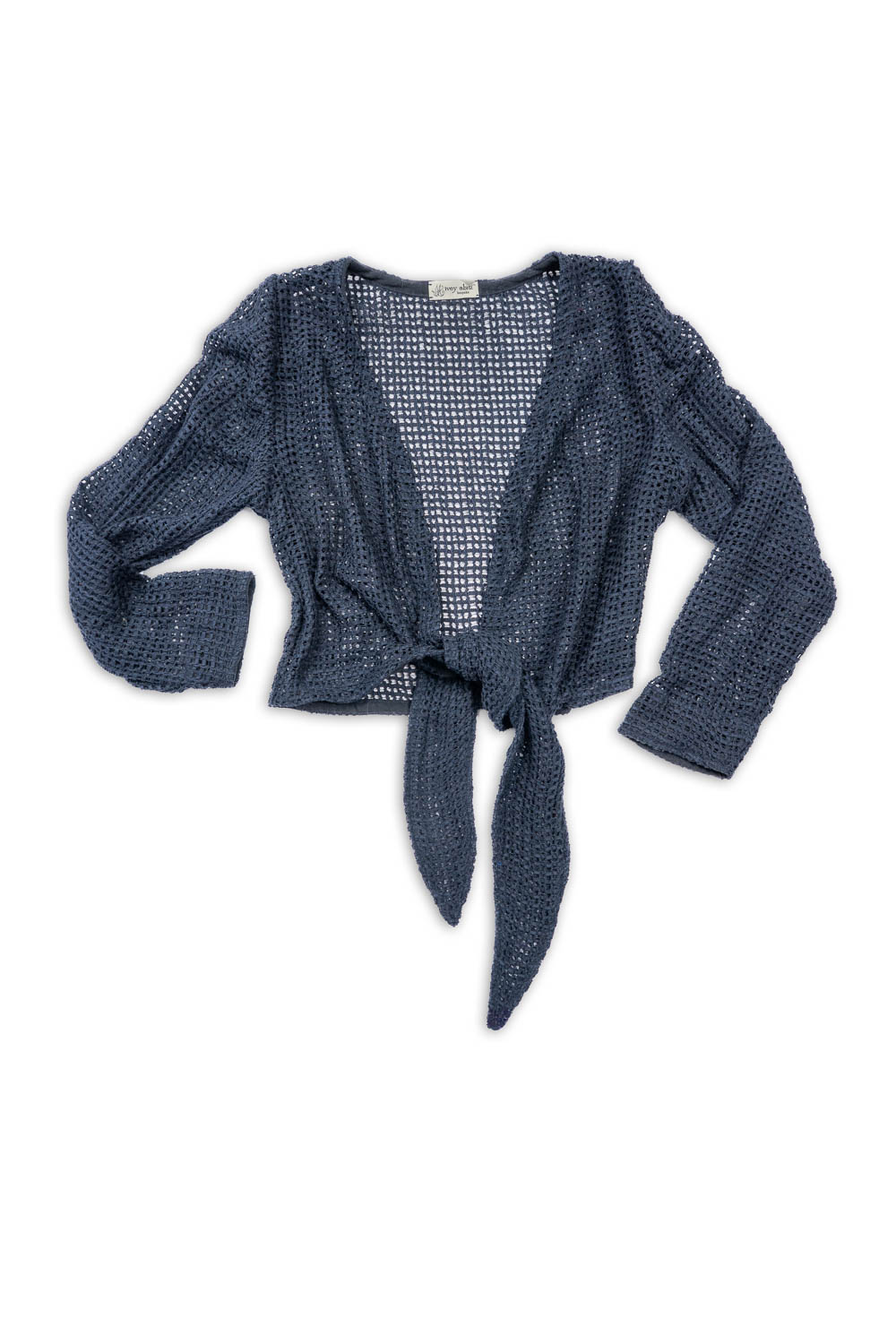 Wright Cardigan in Seaside Open Weave Knit by Ivey Abitz