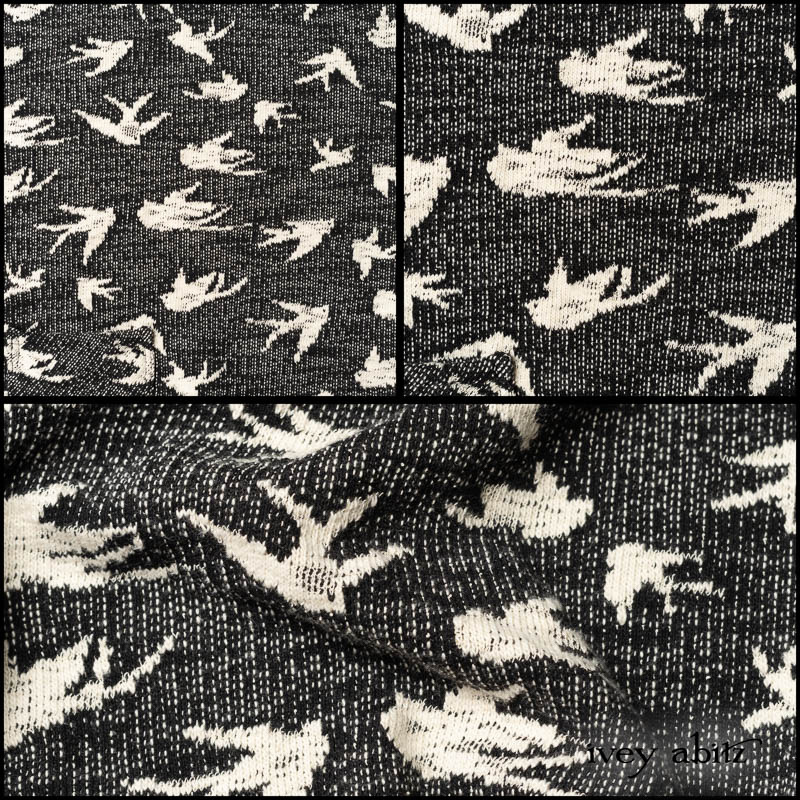 Beacon Black Flora and Fauna Knit