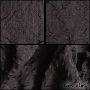 Description: We really dig it when an elegant silk becomes a modern superstar. Don't let the subtlety fool you. Look more closely. This weave rocks. The alternate weaves of silk chiffon mixed with silk twill create the stripes in the weave. Clever, eh? Content: 100 percent silk. Woven in Italy. All season weave. Care: Simply hand wash or put through machine delicate cycle in cold water with a plant based detergent. We suggest using a natural fabric softener to maintain the softness we have washed into it. Tumble dry on extra-low heat with our artisan wool dryer balls to keep the relaxed effect that is featured in the Look Book.