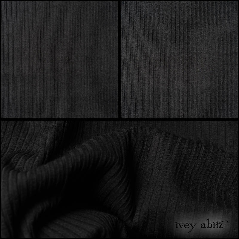 Beacon Black Washed Ribbed Knit