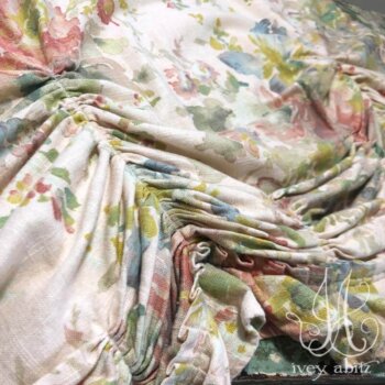 Clemmie Frock in Watercolour Washed Weave