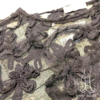 Wildefield Frock in Black Floral Netted Lace