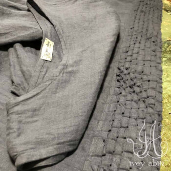 Hopewell Frock in Sky Washed Linen.