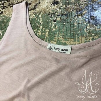 Cilla Slip Frock in Rose Silk Knit