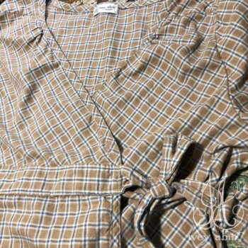 Chomley Dress in Sun and Sky Soft Plaid