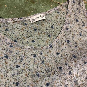 Wrennie Frock in Sun and Sky Sprig Silk Chiffon