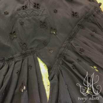 Evie Frock in Black Embroidered Eyelet