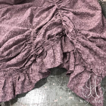 Clemmie Frock in Lavender Floral Weave.