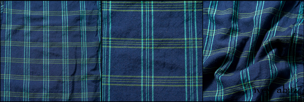 Blueberry Cottage Plaid Voile
