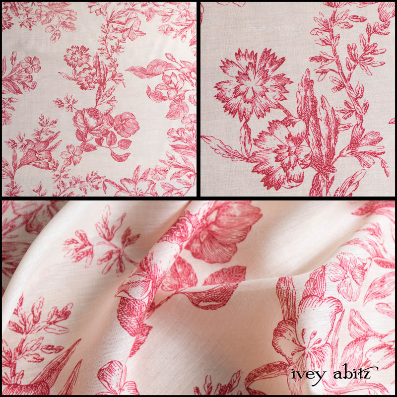 Cape Rose Floral Voile
