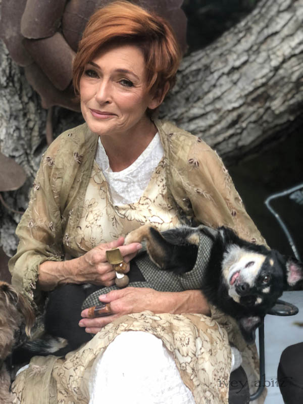 carolyn hennesy actress and animal advocate for ivey abitz dog coats