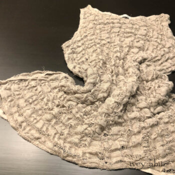 River Frock in a sold out open weave linen
