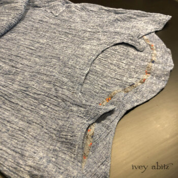 Chittister Frock, showing its refined finishing details.