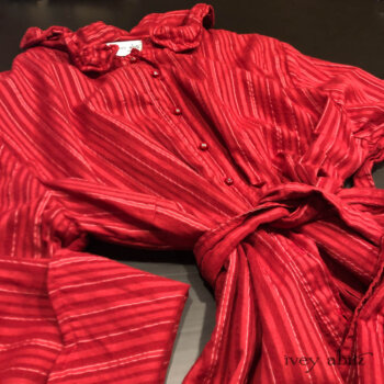 Grasmere Duster Coat in a stripe voile.