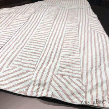 Campanella Frock is happy in a stripe weave.