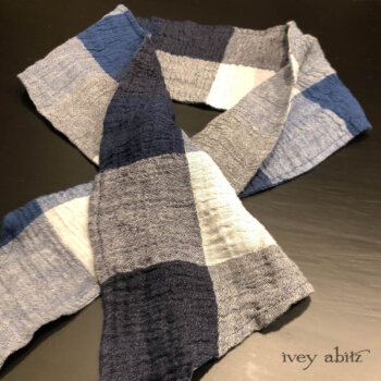 Clotaire Sash in a playful plaid.