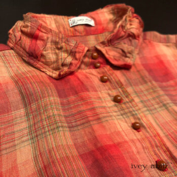 Detail of a Gabled Shirt Jacket.