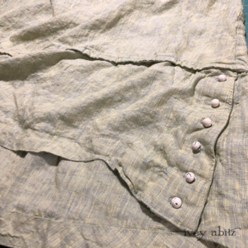 Harrison Frock bottom hem detail.