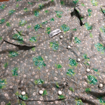 Harrison Shirt Jacket in a sold out floral cotton voile.