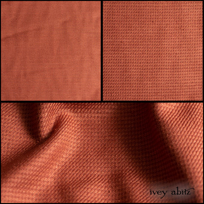 Coral Silk Cotton Old World Weave