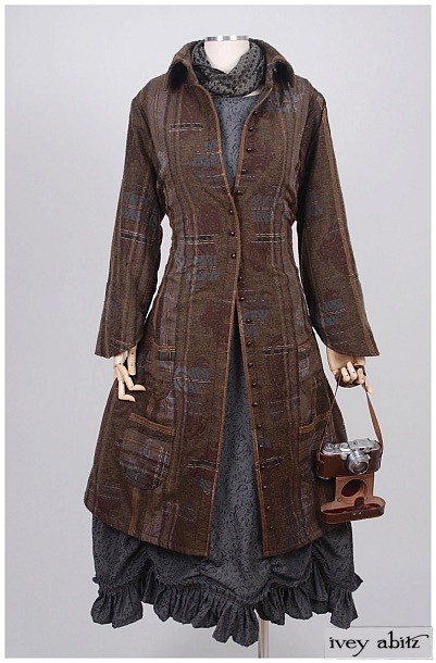 Phinneus Coat Dress, Edenshire Frock, & Blanchefleur Sash, 2016.