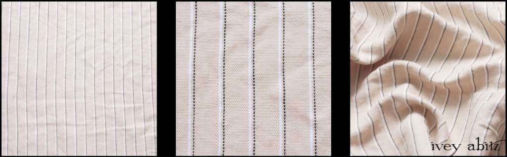Devon Cream Pinstripe Weave