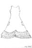 Anabel Frock drawing by Ivey Abitz