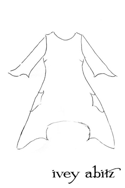 Chittister Dress drawing by Ivey Abitz