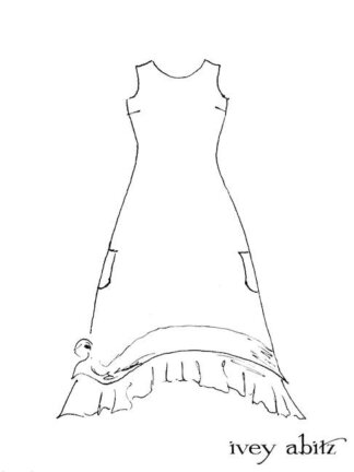 Premium Vector  Sketch hand drawn single line art coloring page dress day