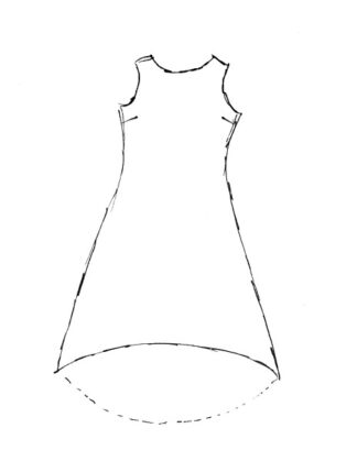 Dress Outline Icon 9242574 Vector Art at Vecteezy