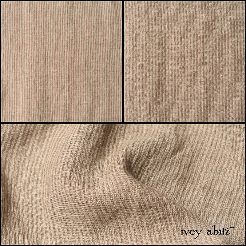 Earthen Washed Stripe Linen