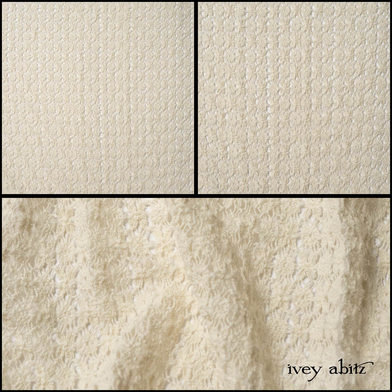 Ethereal Cream Lace Netted Knit