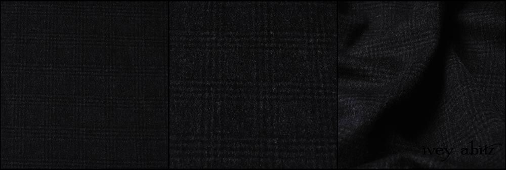 Everyday Grey Plaid Spring Coating - Description: A visually stunning fabric with a subtle plaid design woven into it. Its pile and drape is so soft and elegant. It’s a wonderful everyday weave for a lightweight spring coat. When choosing this weave for your jackets and dusters, they will be fully lined in our Ink Old World Silk. Content: Incredibly soft wool mohair. 100 percent silk lining. Care: Simply hand wash or put through machine delicate cycle in cold water with a plant based detergent. We suggest using a natural fabric softener to maintain the softness we have washed into it. Tumble dry on extra-low heat with our artisan wool dryer balls to keep the relaxed effect that is featured in the Look Book.