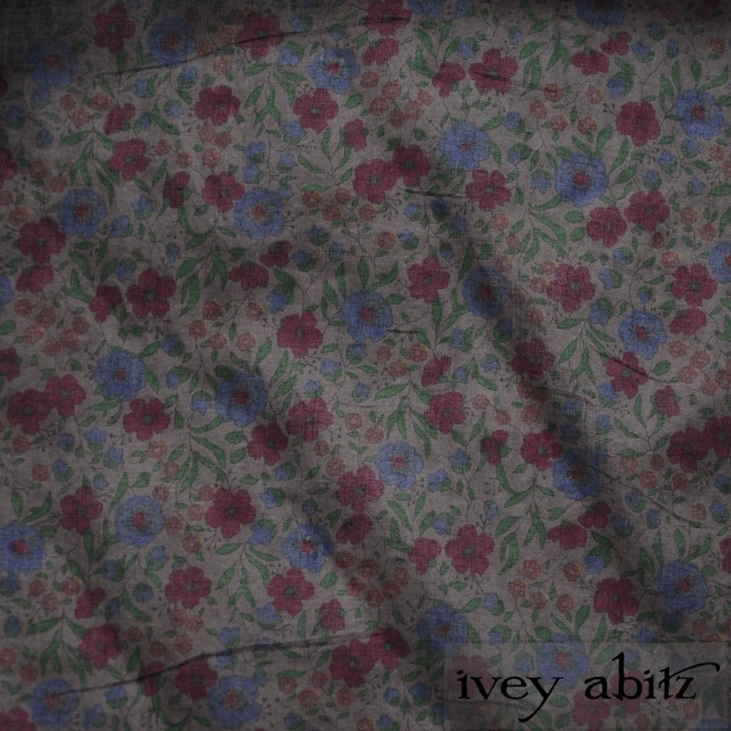 Peony Meadow Cotton Voile for bespoke Ivey Abitz designs