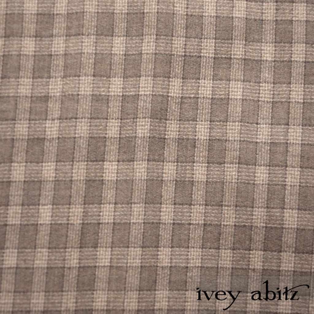 Flaxseed Plaid Weave for bespoke Ivey Abitz designs